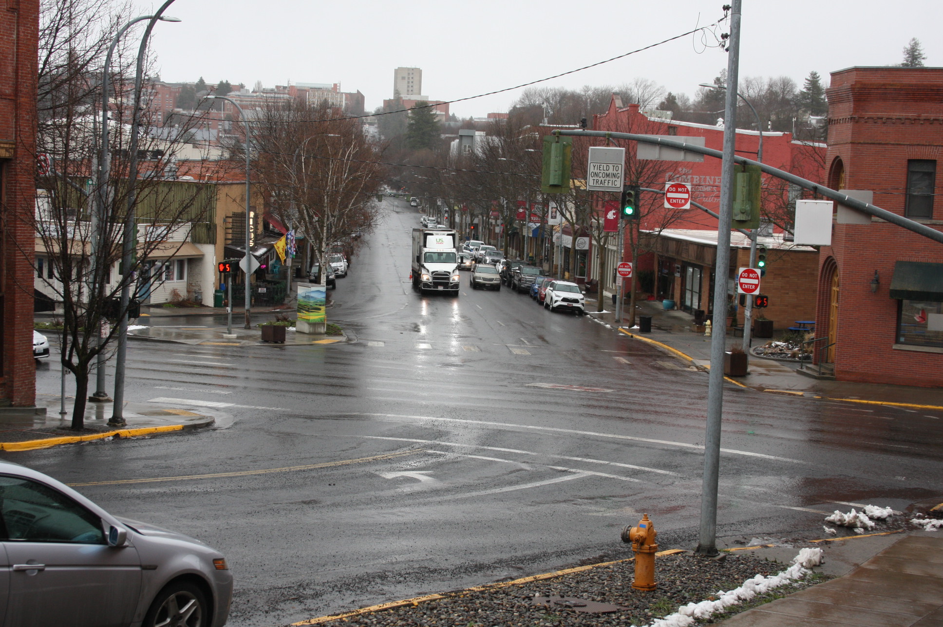 A picture of Main St. Downtown Pullman